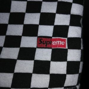 Supreme checkered tee